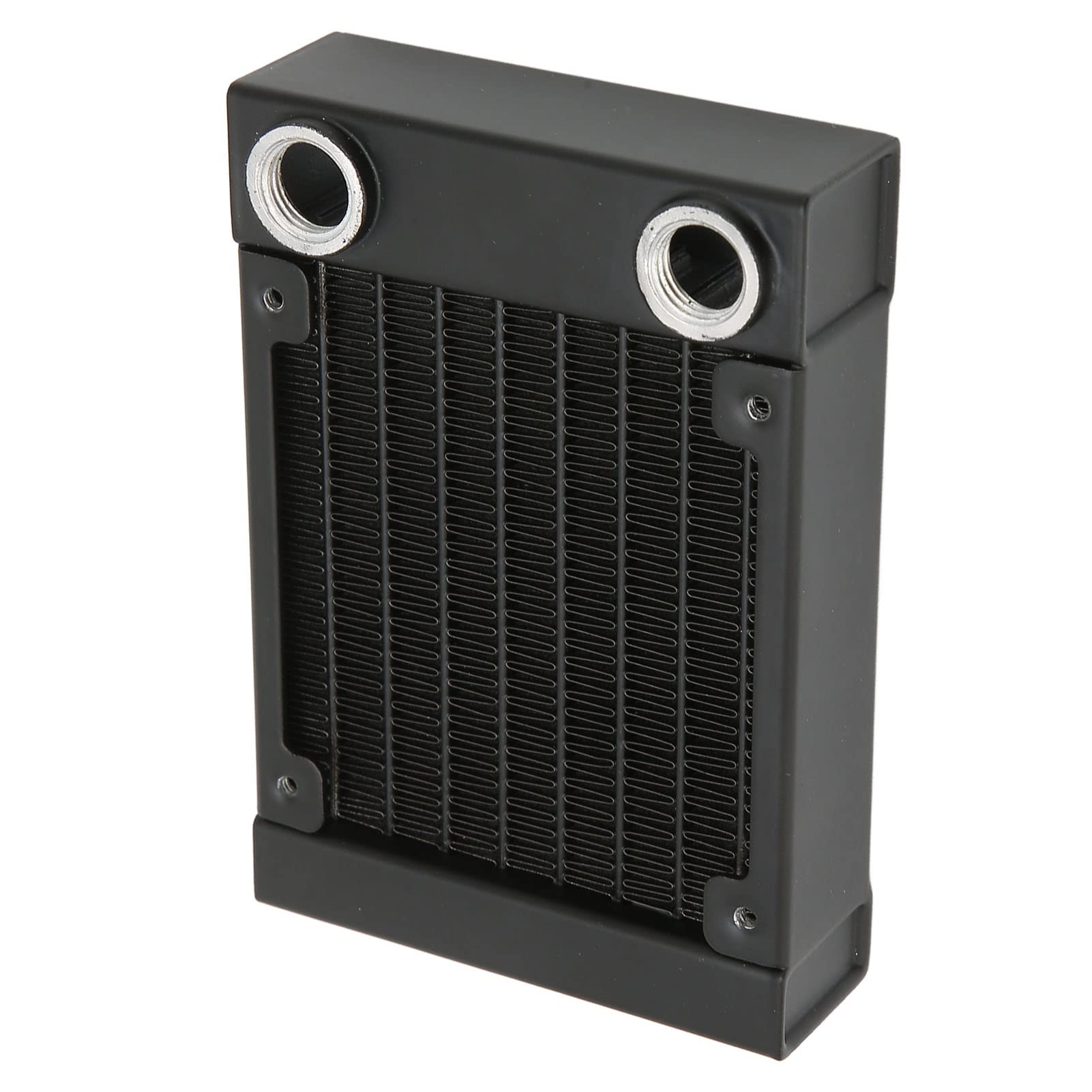 Radiatore Raffreddato Ad Acqua UPC, Tubo a 8 File con Filettatura G1/4 (80 Mm) Radiatore a Tubi di Rame a Doppia Ad Alta Densità, Kit Scambiatore di Calore Liquido di