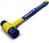 Rubber Hammer,KAIHAOWIN 25mm Small Rubber Mallet,Soft Mallet Hammer with Ergonomic Shaped Anti-Slip Handle for Jewelry Leather Crafts Woodworking