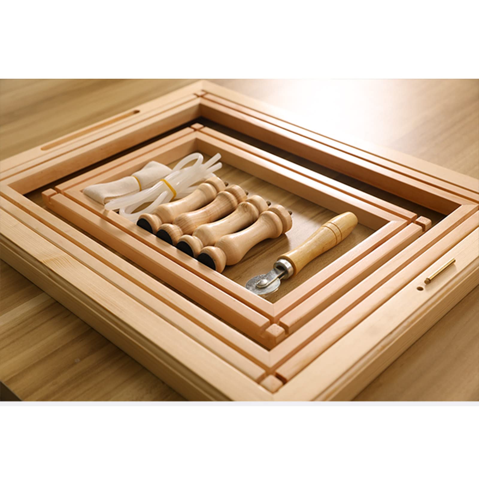 Telaio da Ricamo in Legno, diametro da 17,5 cm e chiusura a vite - Opry