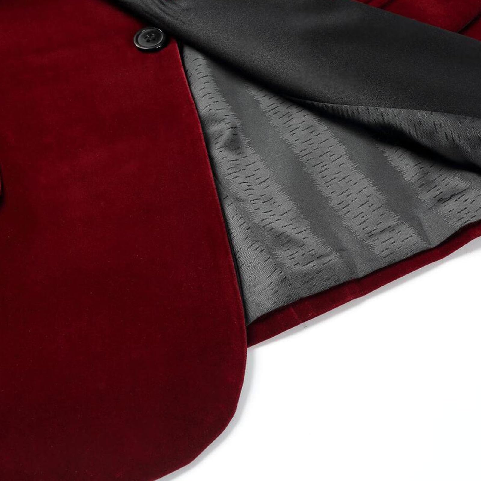 Veste de Smoking en Velours Coupe Slim pour Homme, Un Bouton, Costume de Bal, Mariage ou dîner.