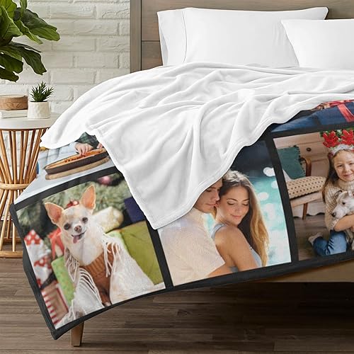 Vista 9 de Mantas personalizadas con fotos, manta personalizada con imagen, manta personalizada, mantas de fotos personalizadas, regalos personalizados