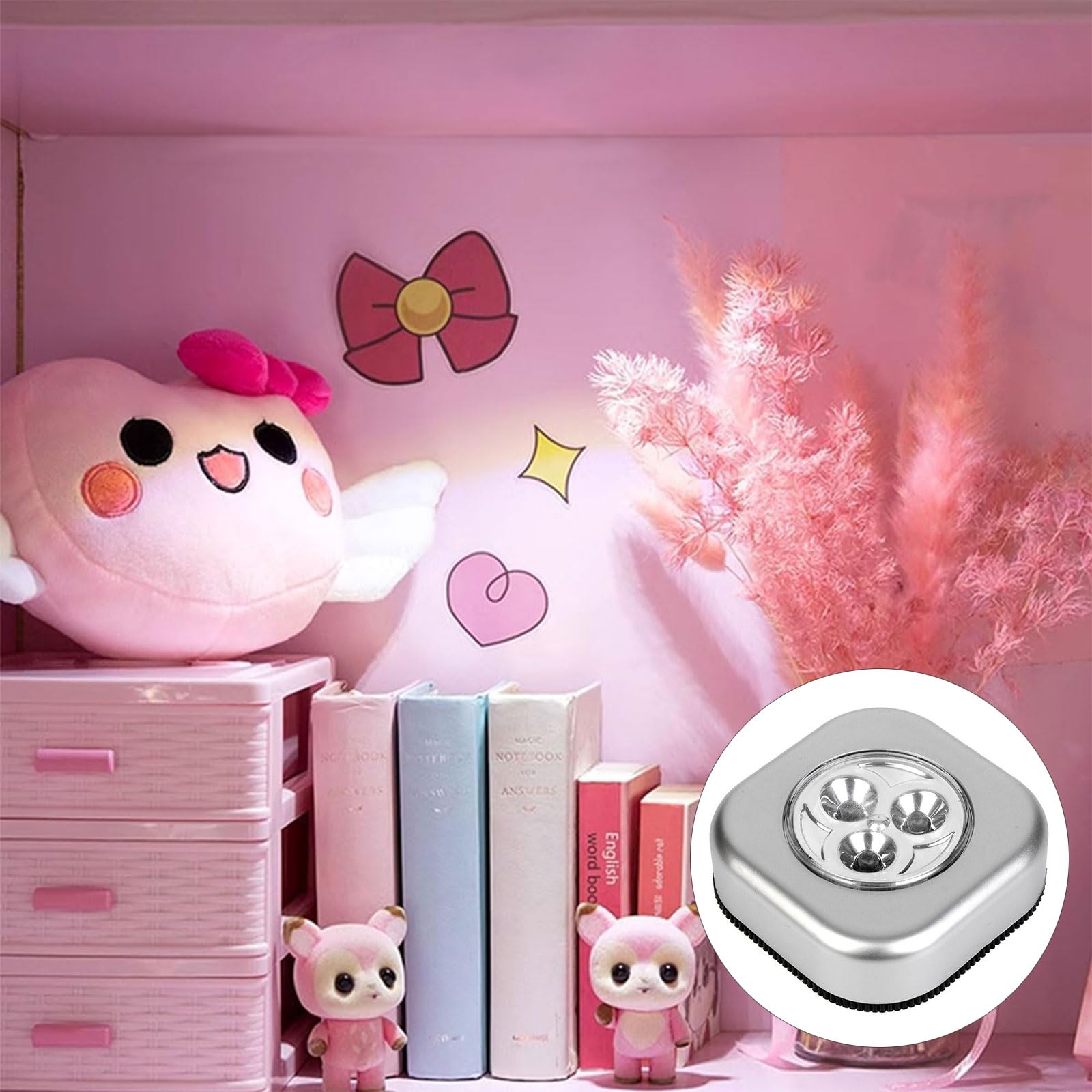 Luci LED Adesive A Batteria - 3 Pezzi, Touch, Per Armadi, Scale E Corridoi - Foto 3