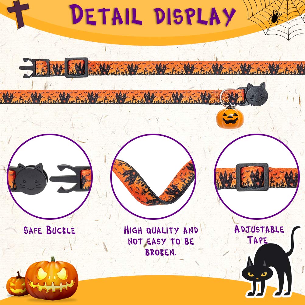 KOOLTAIL Breakaway Katzenhalsband – 3er Set Mit Fliege & Glöckchen, Verstellbar & Sicher