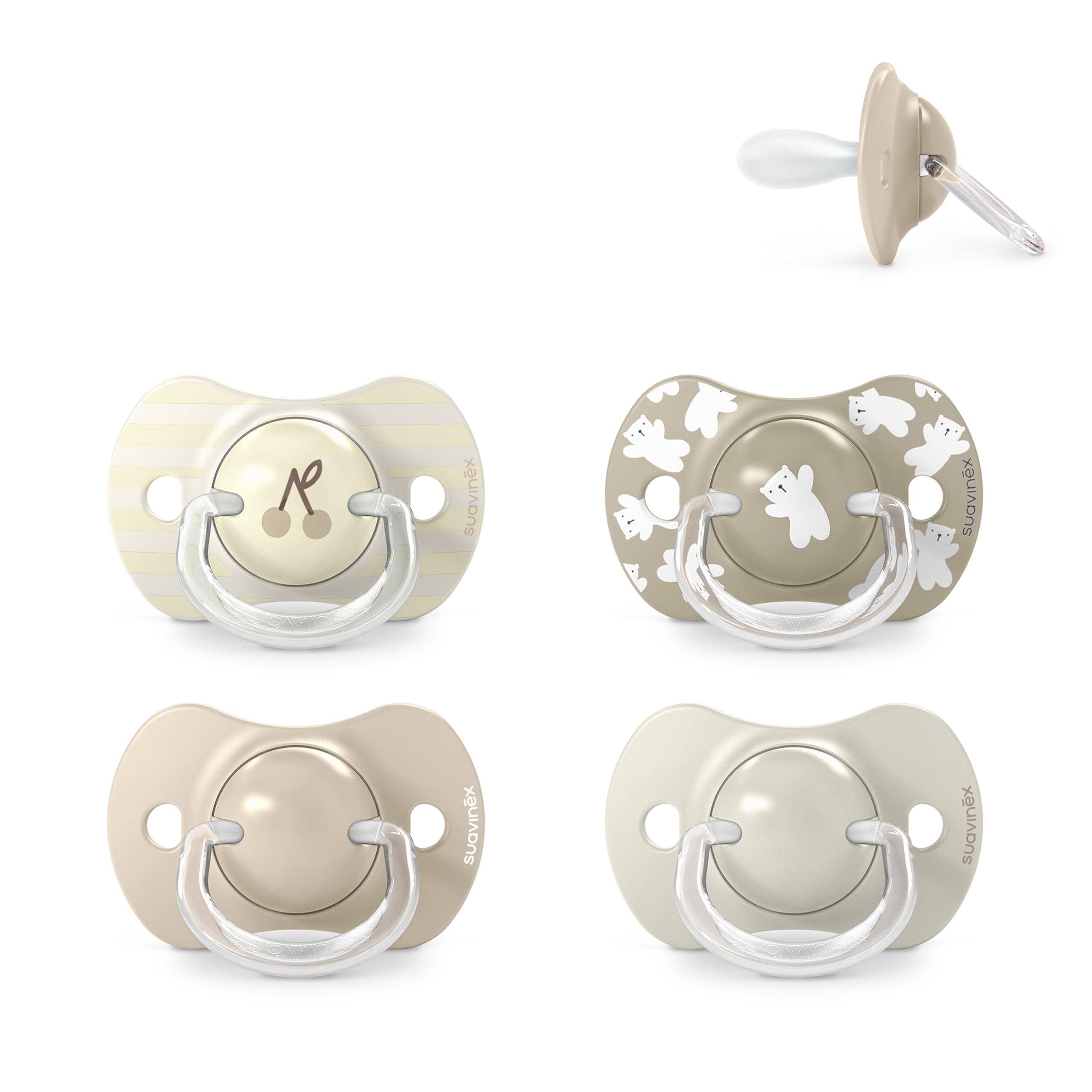 Suavinex, Pack de 2 Chupetes para Bebés 0/6 Meses y Recién Nacidos, con Tetina Fisiológica de Silicona SX Pro Simétrica, Plana y Flexible, Respeta el Desarrollo Bucodental, Birdies Verde — view 29