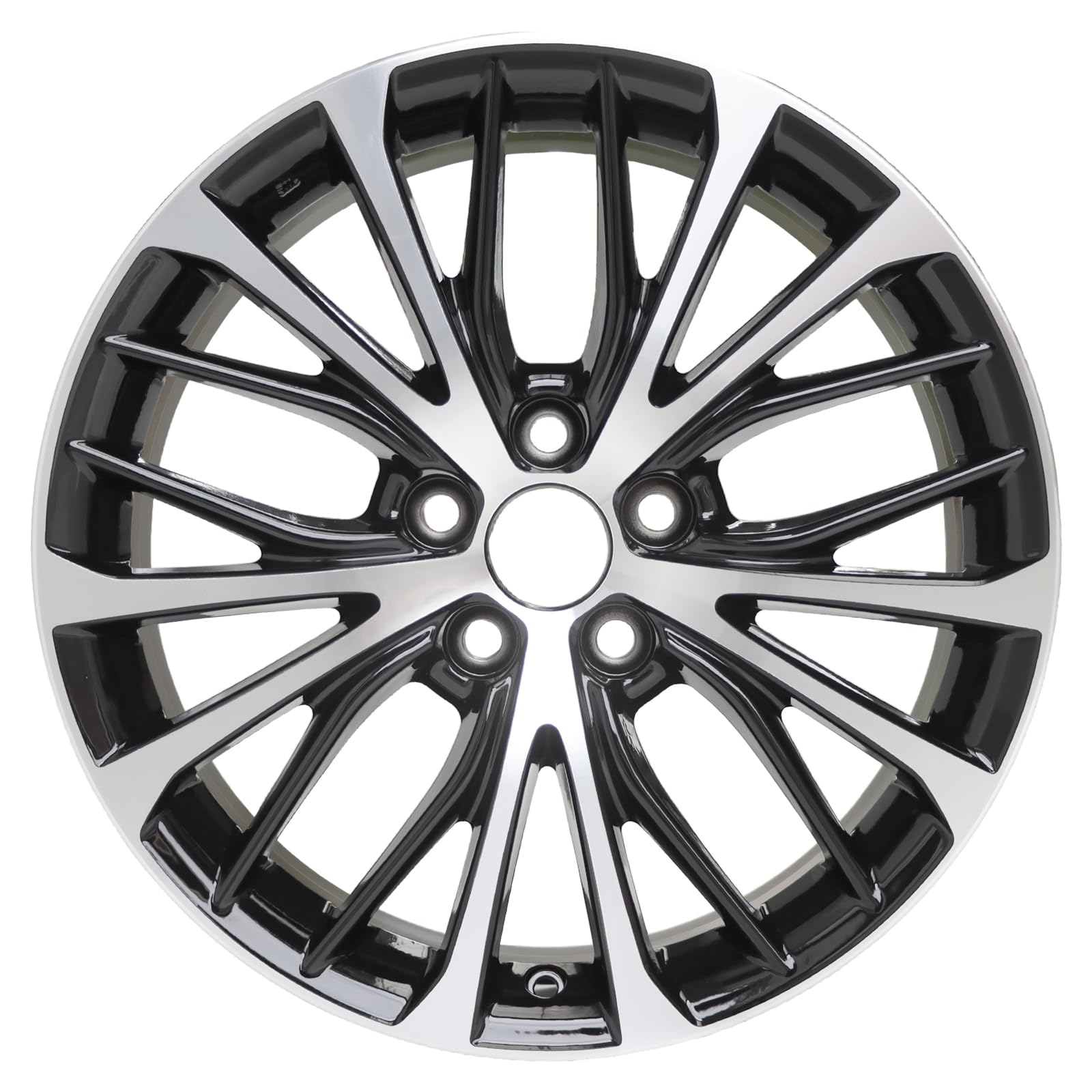 New 18x8 18 Inch Replacement Premium Aluminum Alloy Wheel Rim Fits for 2018 2019 2020 Toyota Camry SE, ALY75221U45N, OE Stock Specs, Machined and Black