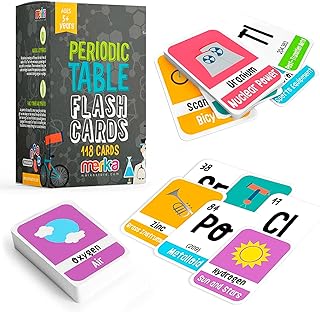 merka Periodic Table of Elements Periodic Table for Kids Periodic Table Flashcards 118 Flash Cards an Engaging Way to Learn Science and Chemistry Educational Flashcards