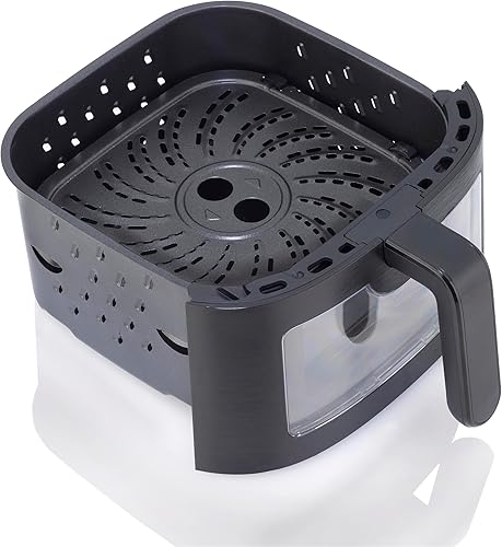 Miniatura 8 de Zavor Freidora de aire Sizzle de 6 cuartos de galón con cesta y ventana transparente, freír al aire, asar, crujir, hornear y recalentar en una