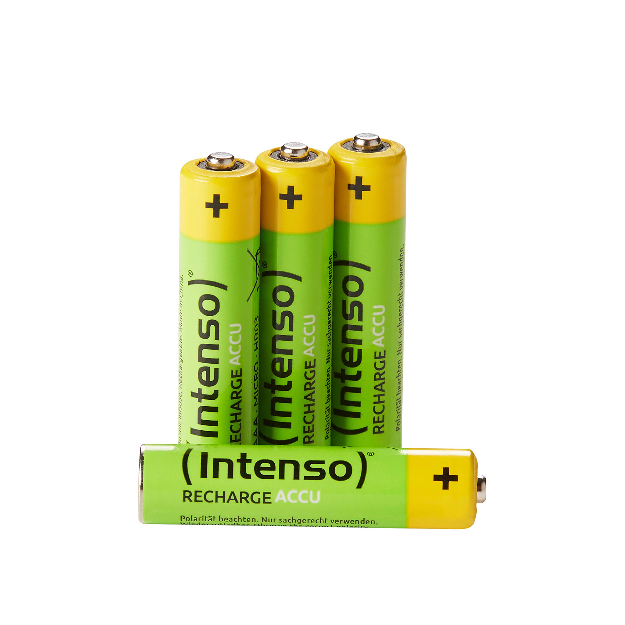 Intenso Energy Eco Rechargeable NiMH Battery 1000 mAh HR03 AAA Pack of 4