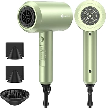 slopehill Professional Ionic Hair Dryer, Lime Cream