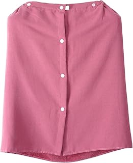 オルタ(oruTa) ラップタオル 女の子 着丈58cm キッズ 男の子 ビーチタオル ボタン調整可 シンプル 吸水速乾 プール 水泳 綿100％ 120×58cm ピンク