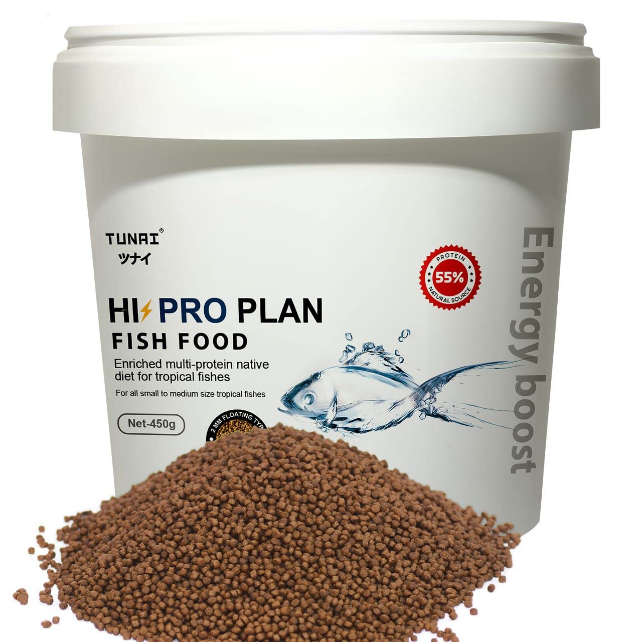 Buy Tunai HIPRO Plan 55 Protein Optimum Choice Fish Food for Small