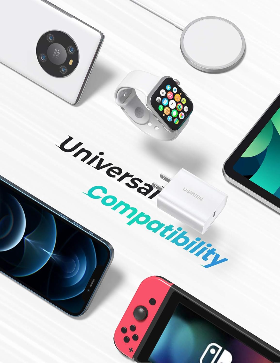 UGREEN 20W USB C Charger PD Fast Charger Block Type C Power Delivery Wall Charger Adapter Compatible for iPhone 12 Mini 12 Pro Max SE 11 Pro Max XR 8 Plus Pixel Samsung Galaxy S10 S9 LG iPad Pro : Cell Phones & Accessories