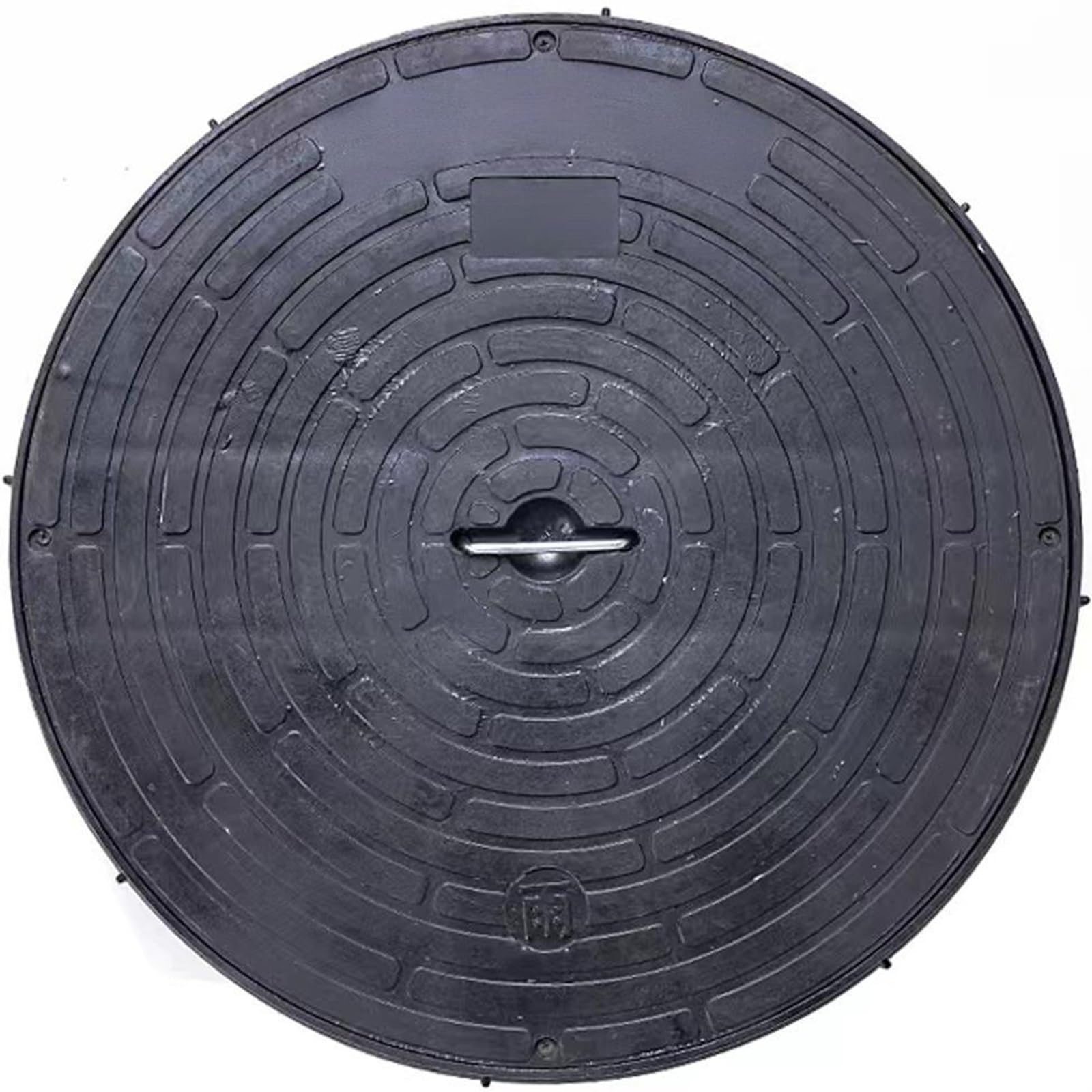 Tapa de tanque séptico 65x65 cm antideslizante con asa de carga 400 kg