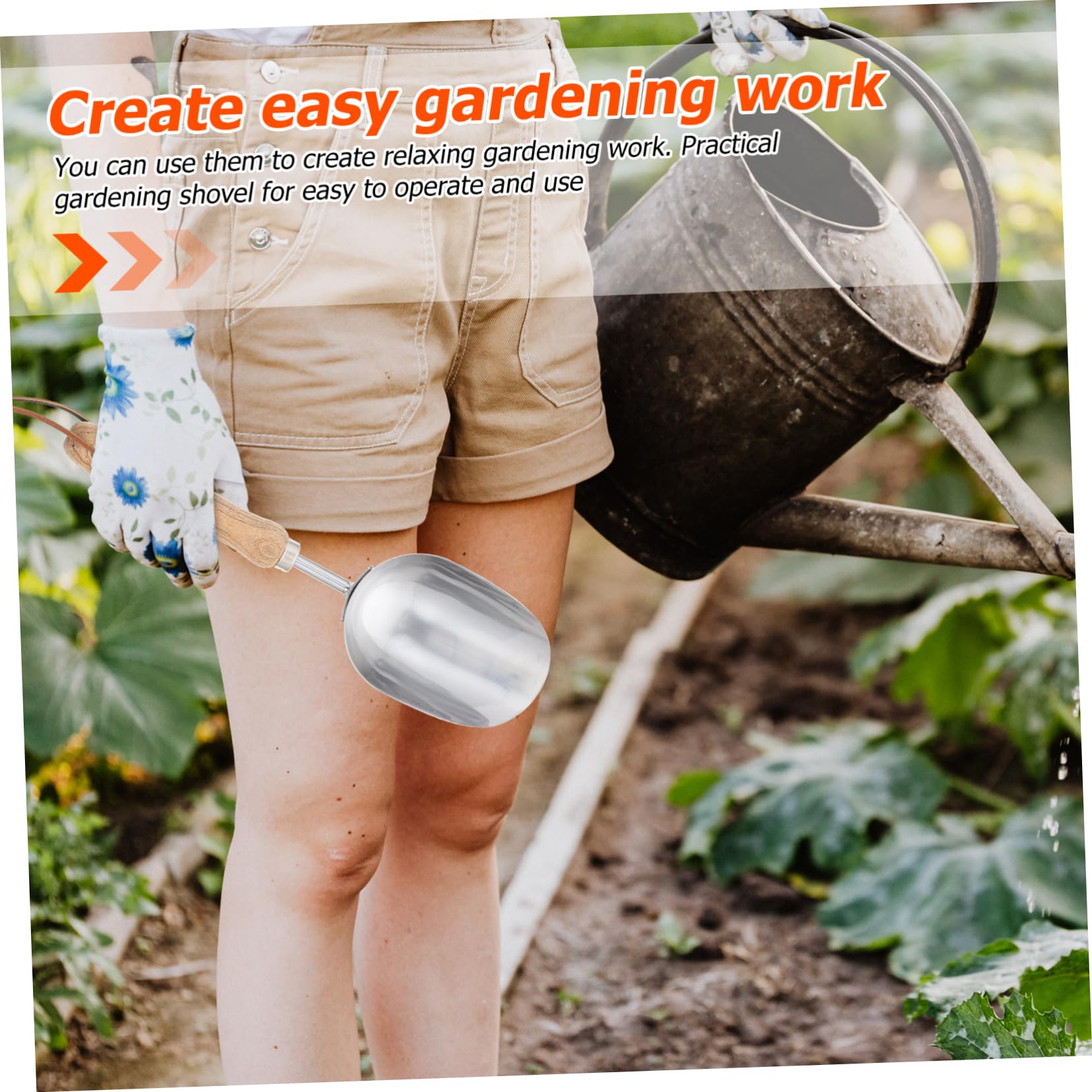 Abaodam 2 Stück Gartenerde Schaufel Gartenhandkelle Gartenhandwerkzeuge Gartenbedarf Gartengeräte faltbar Garten -Mini -Werkzeuge Handwerkzeuge für Gartenarbeit Gartenwerkzeug