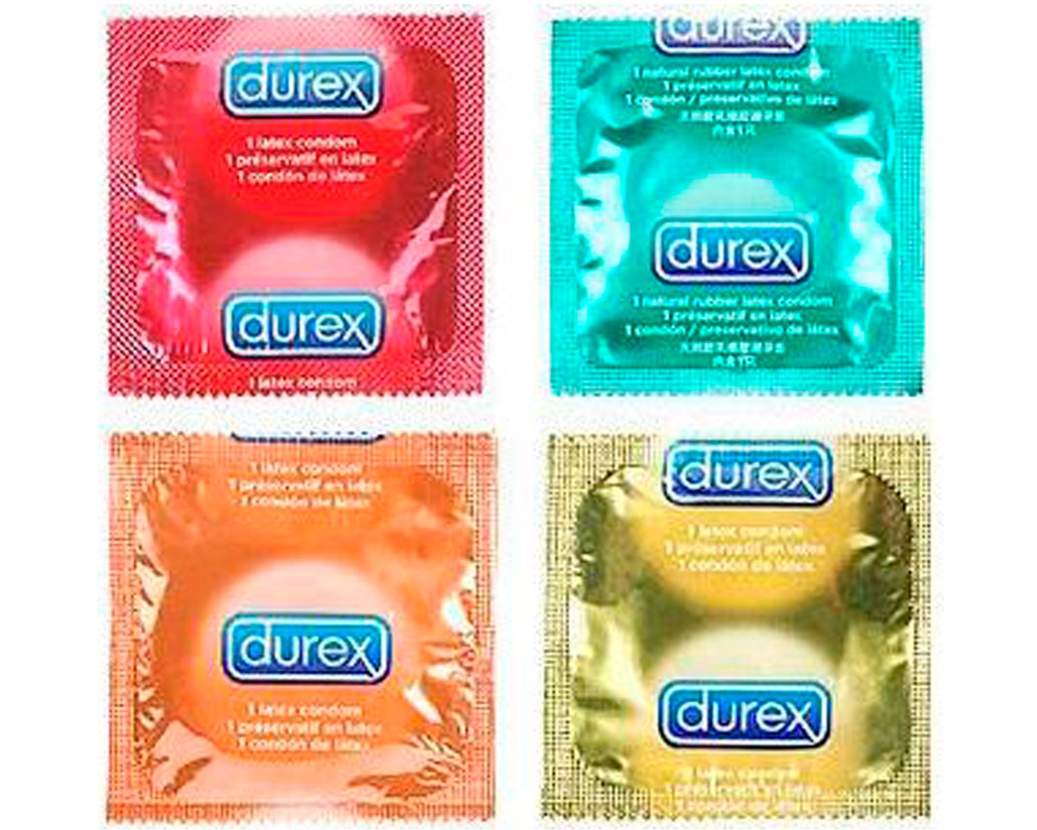 Preservatifs pleasure fruits 144 units de durex - U