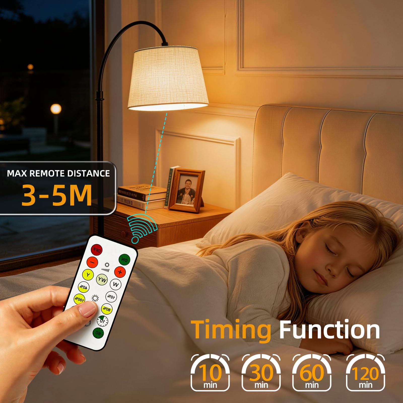 2600mAh Bombilla Recargable con Mando, 7W 3 Color Regulable & Timer, USB E27 Exteriores Luz de Emergencia Acampar Portátil con Gancho, LED Linterna de Camping para Tienda, 1 Piezas — view 4