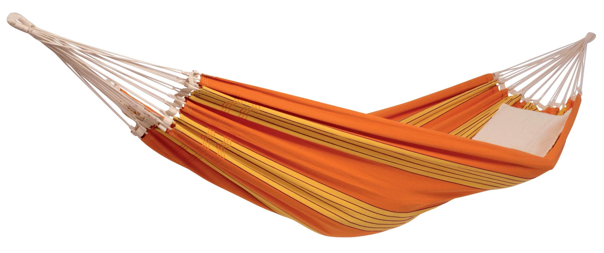 Amazonas AZ-1019500 Paradiso orange Hängematte, Belastbarkeit 200kg, Liegefläsche 250 x 175cm