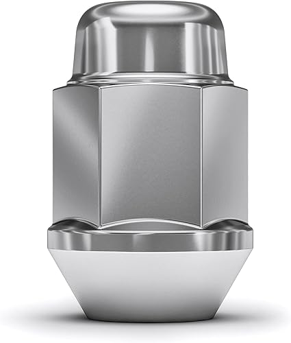 Miniatura 10 de White Knight - Tuerca en forma de bellota, cromada, M12x1.50, 20 unidades (paquete de 1)