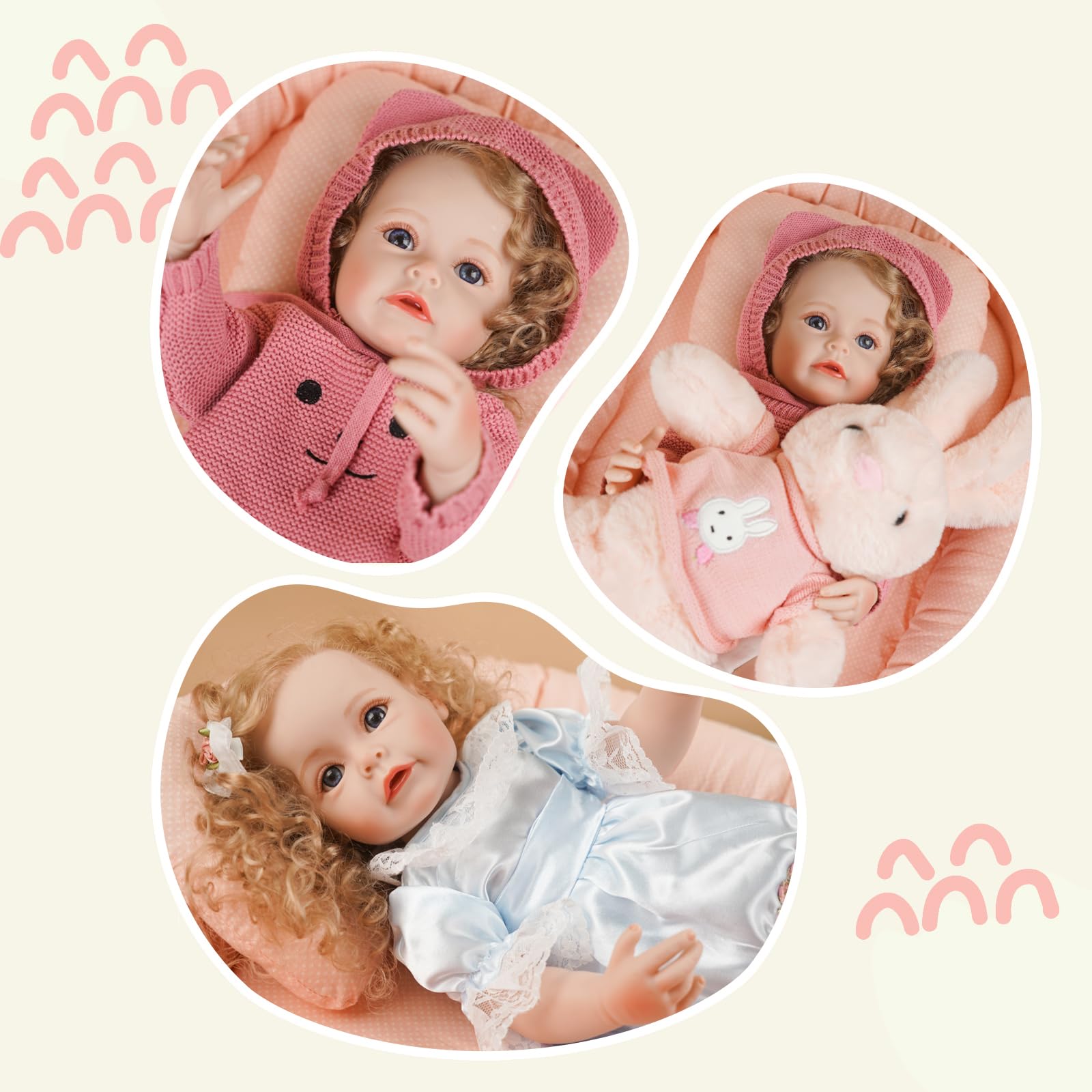 Amazon | CUAIBB 本物そっくり リボーンドール 19インチ リアルな