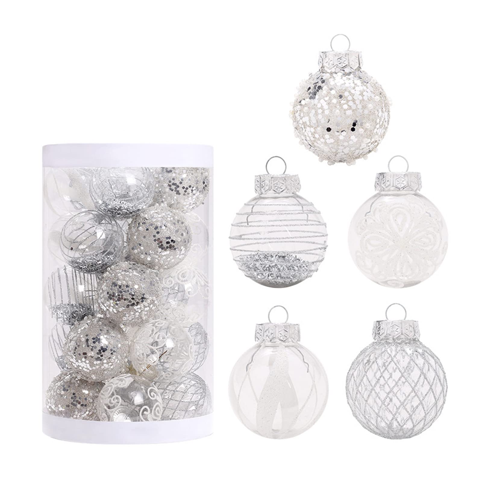 Boules de Noël incassables pour protéger votre déco : lot de 25 suspensions de table