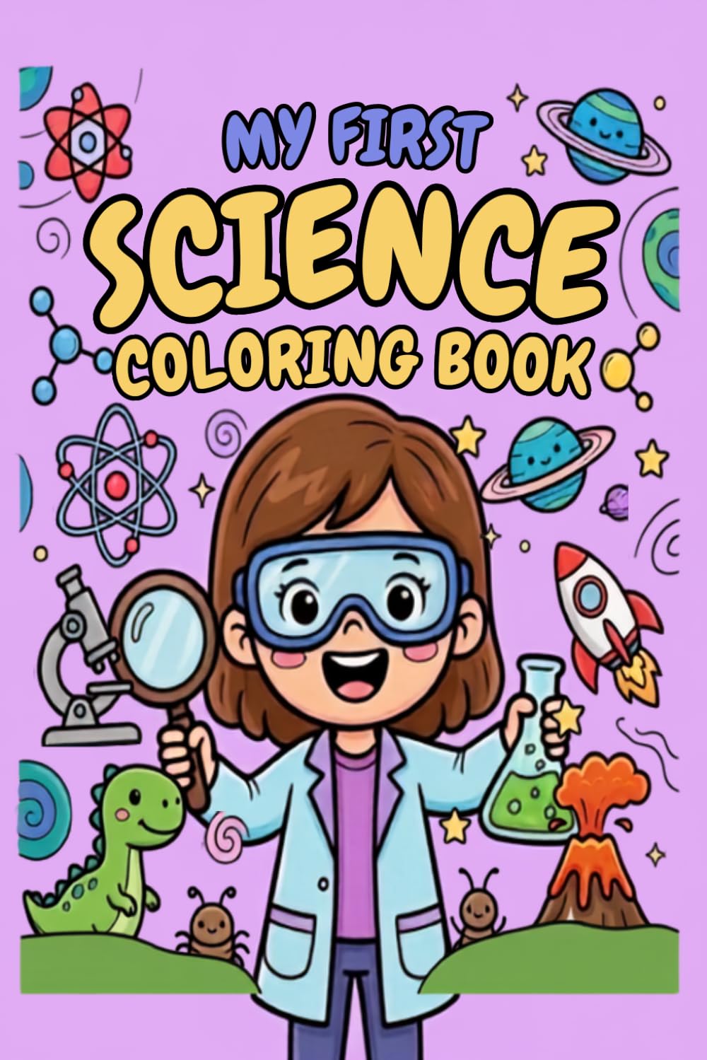 My first science coloring book