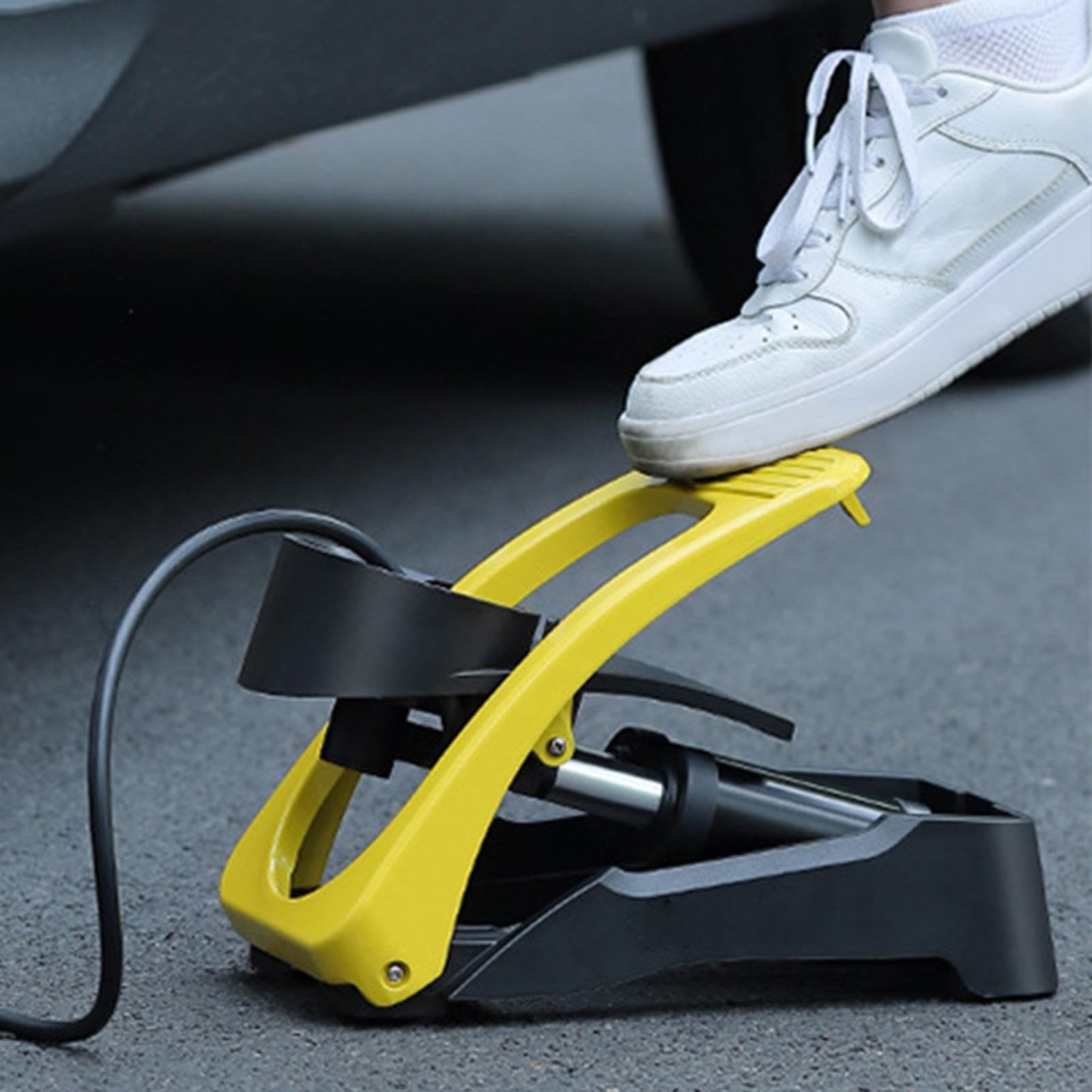 Pompa Ad Aria Con Pedale Manometro, Leggero, Multifunzionale, Alta | Pompa Da Pavimento Per Bicicletta Per automobili, motocicli, biciclette e imbarcazioni di ogni tipo