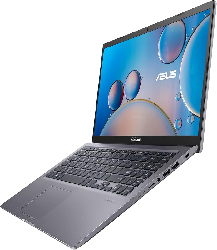 portátil ASUS VivoBook 15 F515, pantalla FHD de 15,6", CPU Intel i3-1115G4, 8 GB DDR4 RAM, 128 GB SSD, Windows 11 Home en modo S, gris pizarra, F515EA-AH34