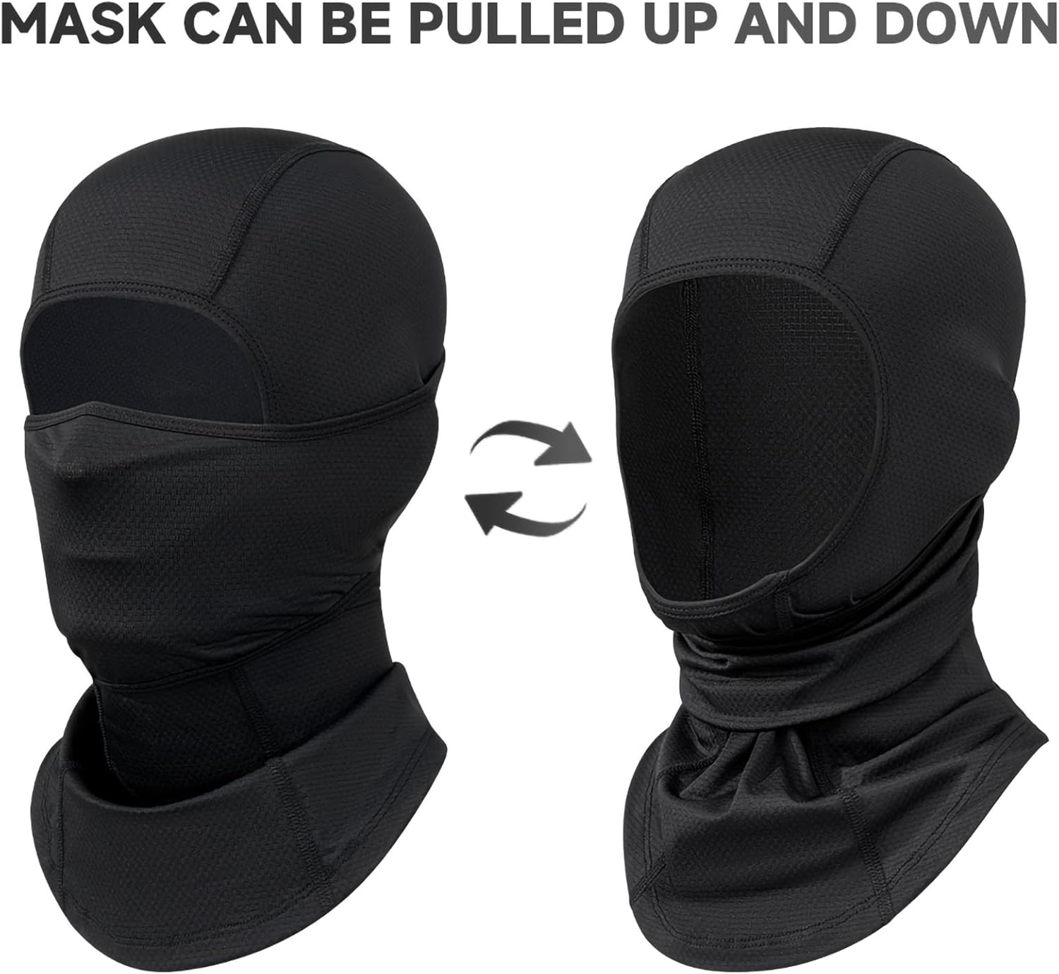 Balaklavamaszk viselés közben