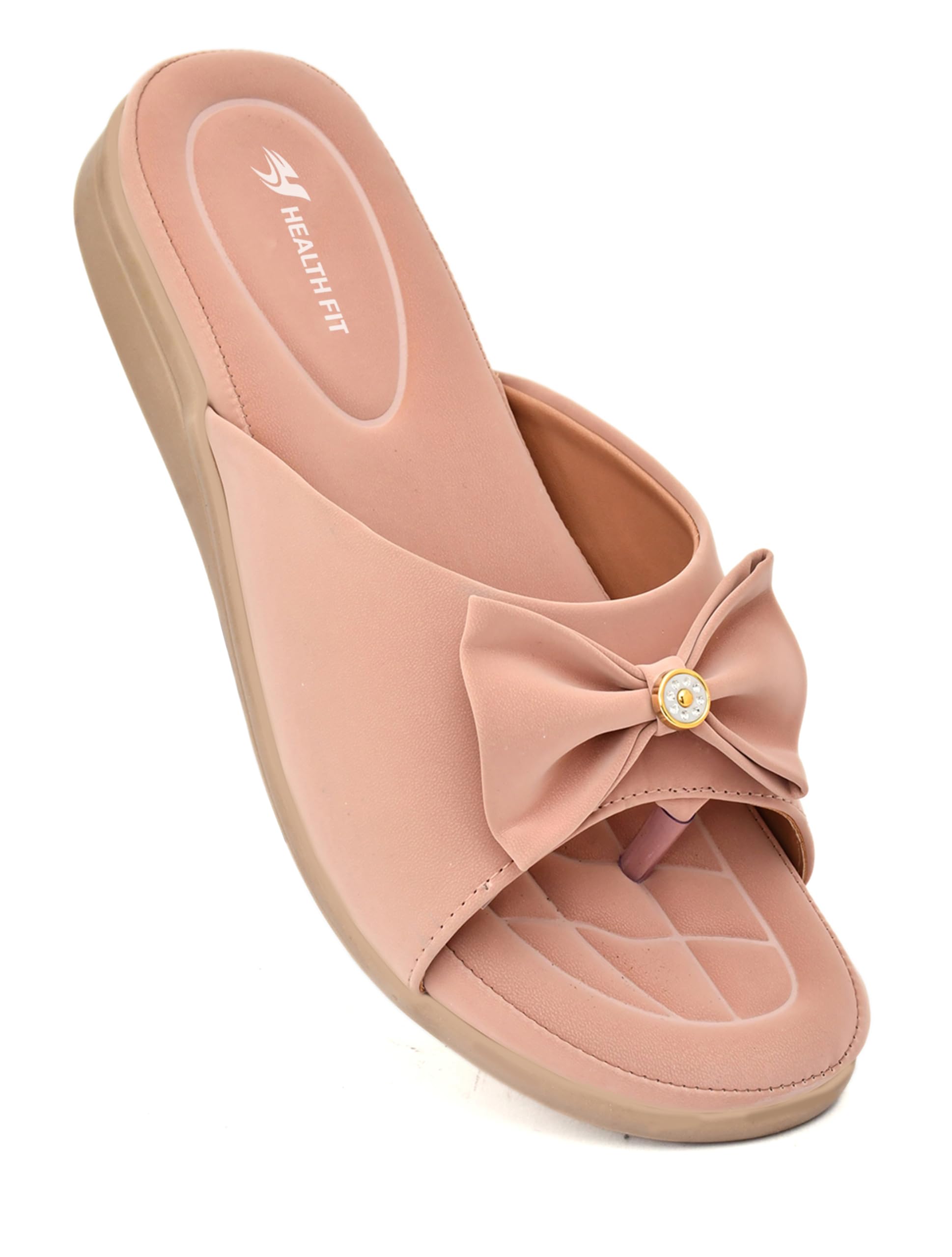 EXTRA SOFT Women's Comfortable Memory Foam Doctor Slippers/Flip-Flops|Fashionable Casual & Stylish|Lightweight & Breathable|Outdoor Synthetic Casual Chappals Sandals Ladies & Girls HF29-image-24