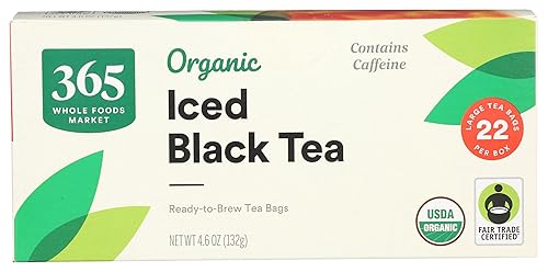 365 by Whole Foods Market, Té helado negro orgánico, 22 unidades