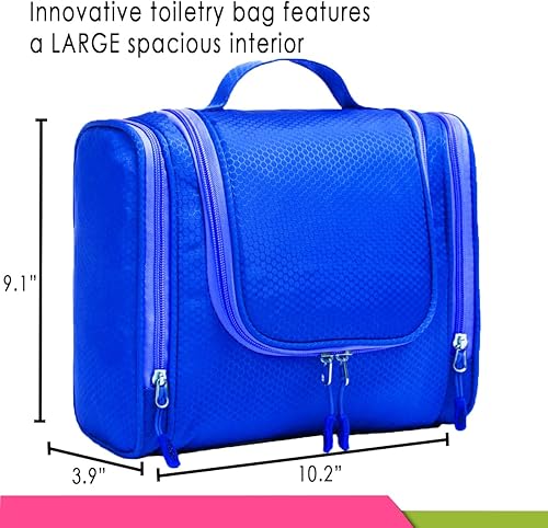Miniatura 101 de Bago Neceser de viaje para mujeres y hombres, tamaño XL, impermeable, para colgar y artículos de aseo personal, bolsa de aseo grande para baño