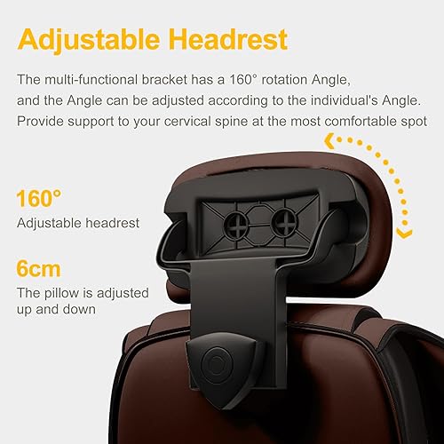 Miniatura 3 de Silla de escritorio reclinable ejecutiva con soporte lumbar y reposapiés, grande y alta, silla de juegos con respaldo alto para estudio de oficina