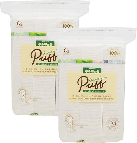 Amazon コットンラボ セット品 オーガニックコットンパフ Mサイズ200枚 2個パック 689689 0 コットンラボ コットンパフ 通販