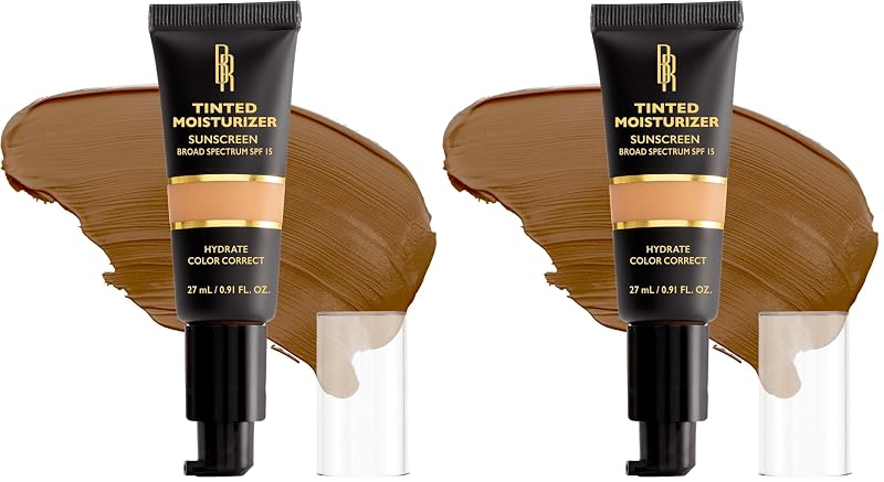 Hidratante com cor Black Radiance True Complexion SPF 15 Medium to Dark (Neutral), Pacote com 2