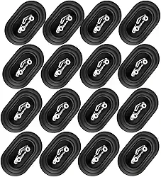 Amortecedor de porta de carro, 16 peças, vedação de proteção de fechamento de porta de veículo esportivo com absorção de choque, almofada anticolisão à prova de som, universal para caminhões