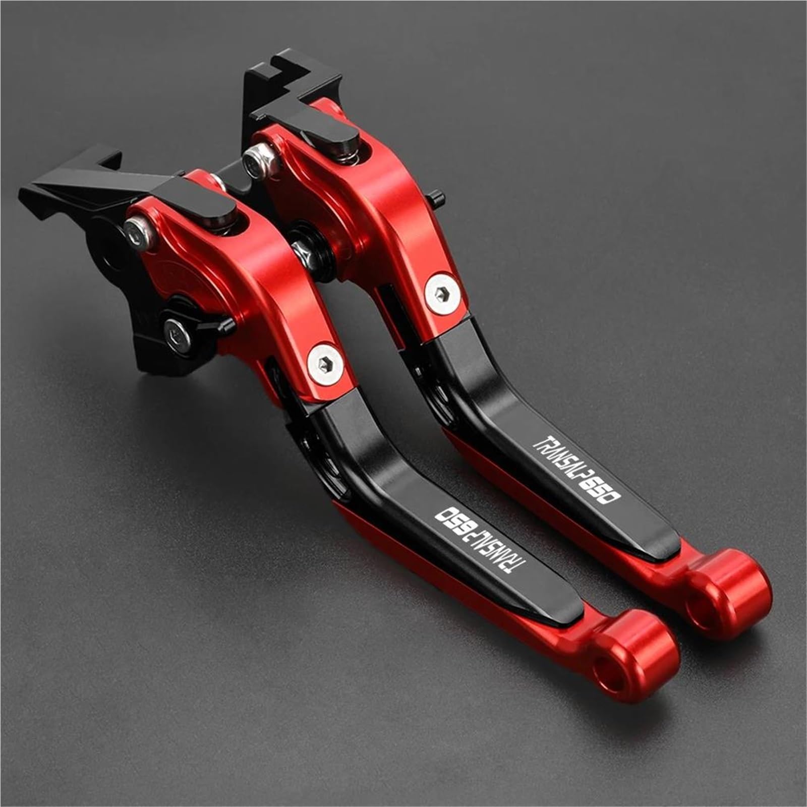 CFSJRXZ Clutch Levers Motorcycle Brake Clutch Lever Non Slip Handlebar Grips for XL 650V Transalp XLV 650 2001-2007 with Handle Bar End Motorbike Brake Lever Handlebar Grips(Color 19)