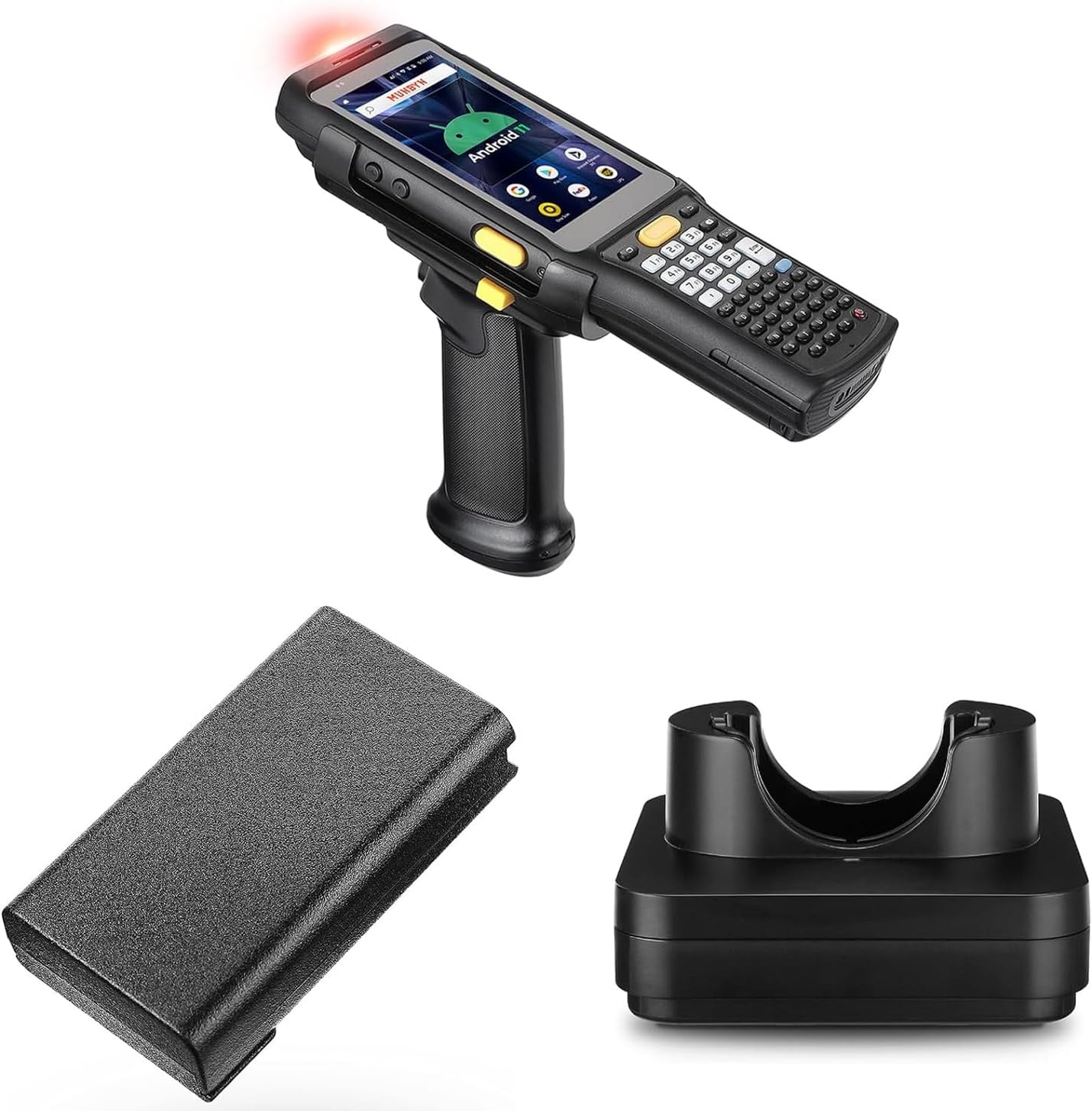 MUNBYN LongRangeAndroidBarcodeScanner with Spare