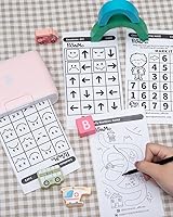 Vista 24 de Phomemo Papel adhesivo térmico blanco de 1.969 in, compatible con Phomemo M02/M02S/M02 PRO/M04S/M04AS Mini impresora térmica, texto negro, 3 rollos