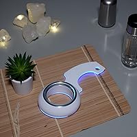 Vista 2 de Llavero giratorio para llaves giratorias, llavero giratorio para el bolsillo de la llave del automóvil, herramienta para aliviar el estrés