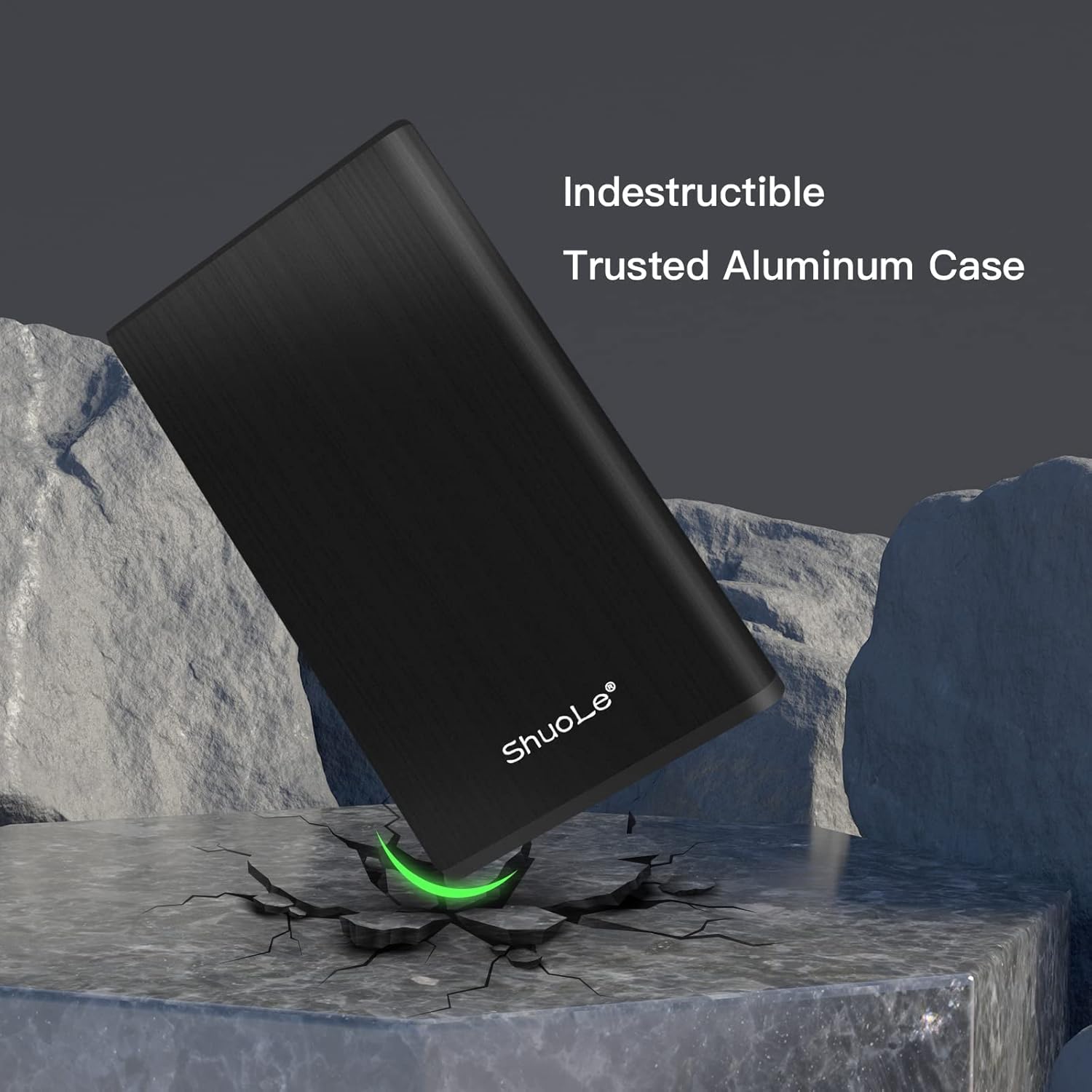 2.5 inch External Hard Drive Enclosure, Tool-Free Aluminum Alloy USB 3.0 to SATA SSD HDD Enclosure for 7mm and 9.5mm, Laptop Computer Hard Drive Case Support UASP and Trim : Electronics