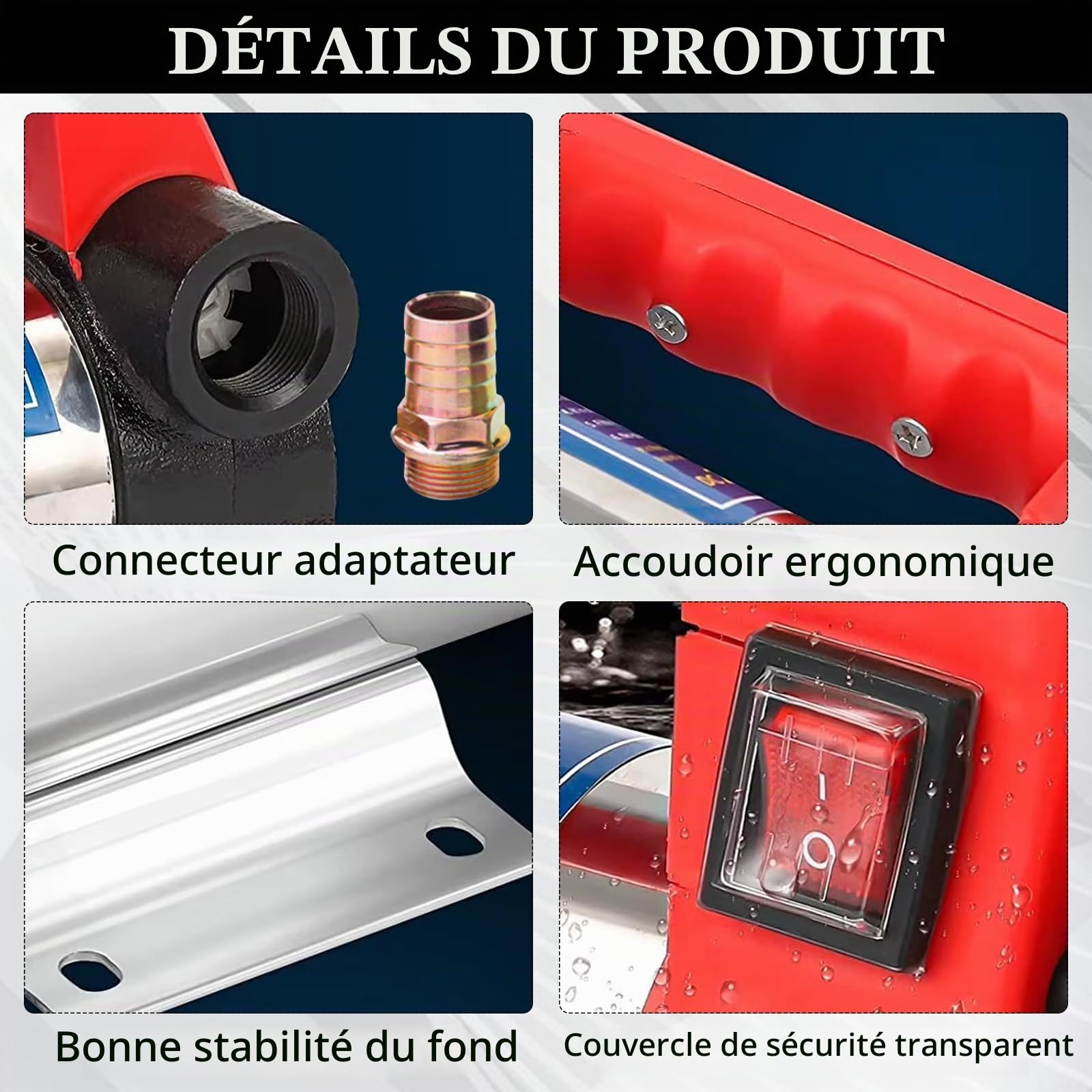 Électrique Pompe à Diesel, Pompe à Huile Diesel, Pompe de Transfert Pompe Extracteur avec 3000mAH Lithium Battery, pour Diesel, Kérosène
