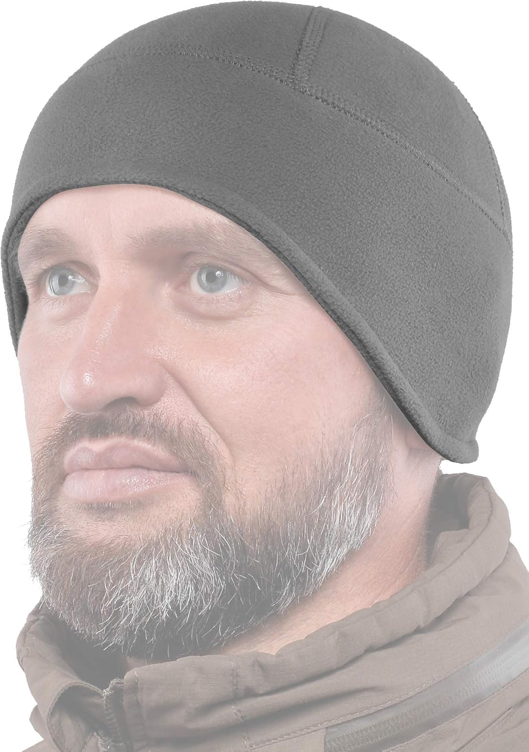 2SBR 2SABERS Fleece Winter Earflap Skull Cap Beanie Hat - Men Women - with Ears Warm Cycling Army
