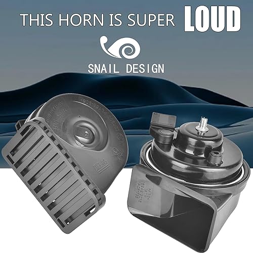 Miniatura 6 de Kit de bocina de coche con parrilla extraíble para Toyota, impermeable, Hi-Low Dual Tone Electric Caracol Horn para reemplazo y actualización