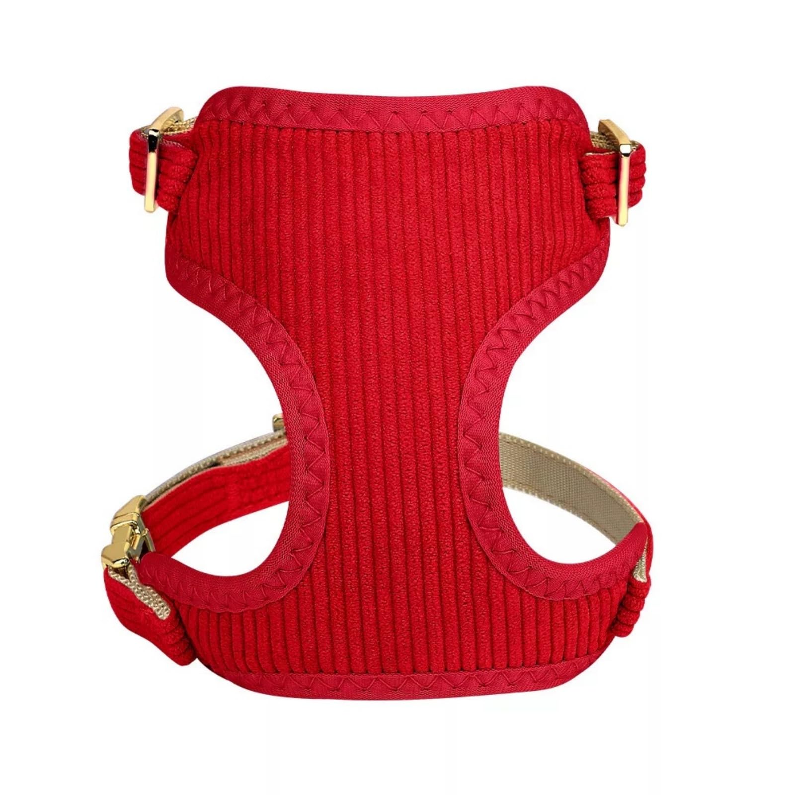 Juego de arnés y correa para perros medianos y pequeños, 3 collares y correas ajustables con pajarita, chaleco acolchado de malla suave transpirable para cachorros y perros pequeños, rojo, M