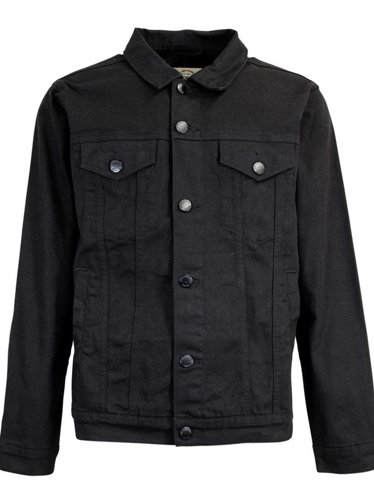 VICTORIOUS Men's Distressed Denim Jacket