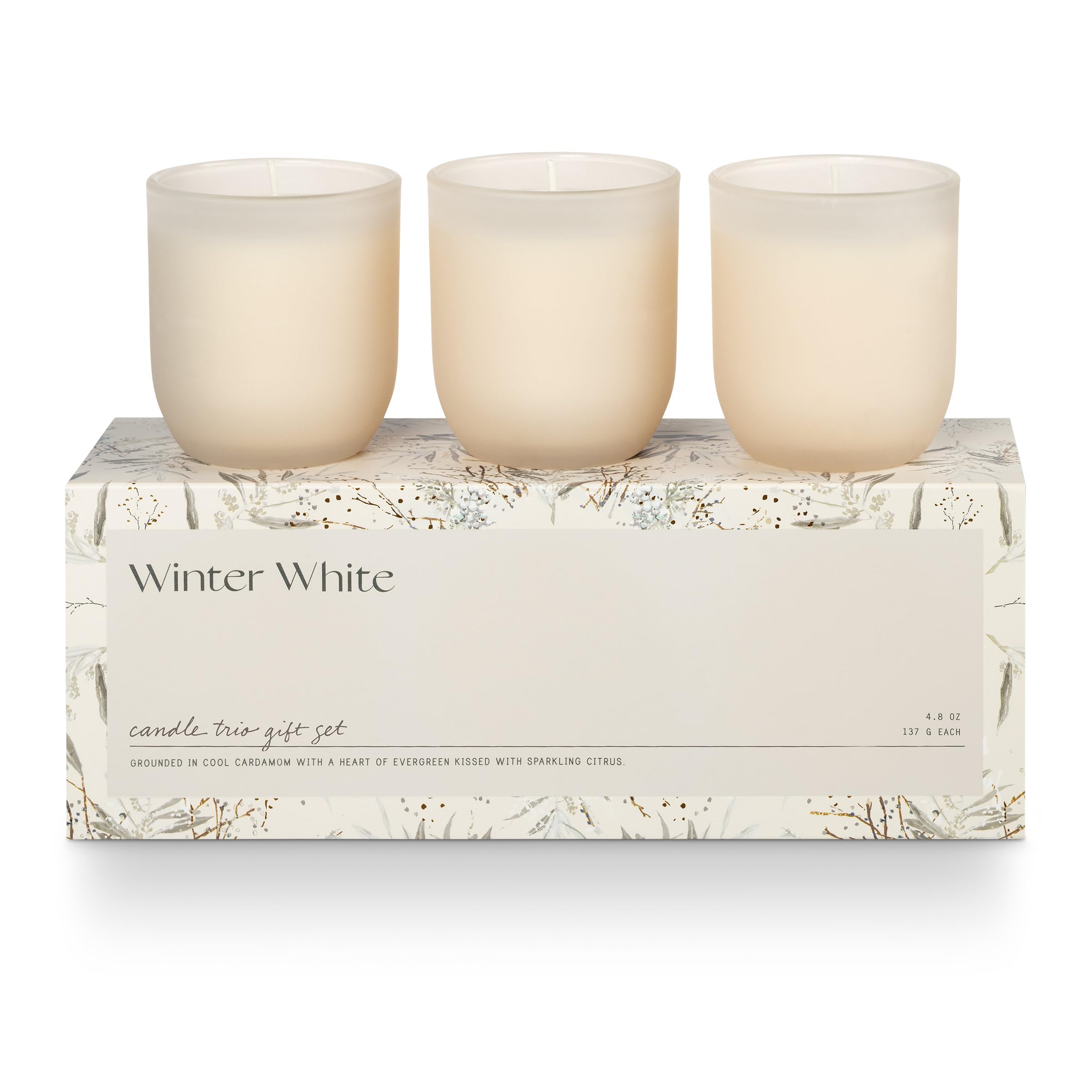 Lumière Valerica Cream 3個セット Amazon.com: Illume Candle Trio Gift Set, Winter White : Everything