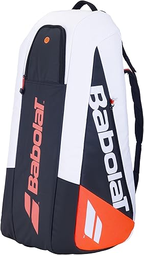 Babolat Pure Strike 4 generación soporte para raquetas x6 bolsa de tenis (blancorojo)