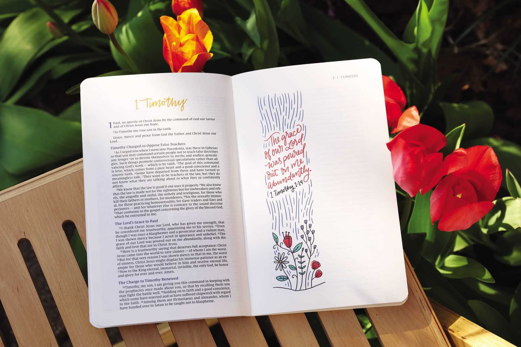 NIV, Beautiful Word Bible Journal, 1-2 Timothy and Titus, Paperback, Comfort Print - Image 7