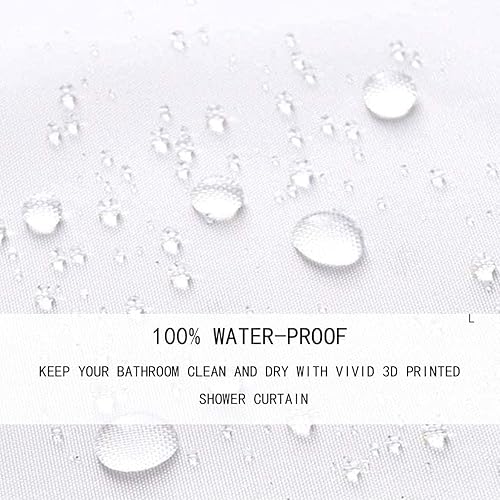 Miniatura 6 de Cortina de baño de dragón de dibujos animados de 72 x 78 pulgadas, cortina de ducha con diseño de calavera negra para decoración de niños, juego de