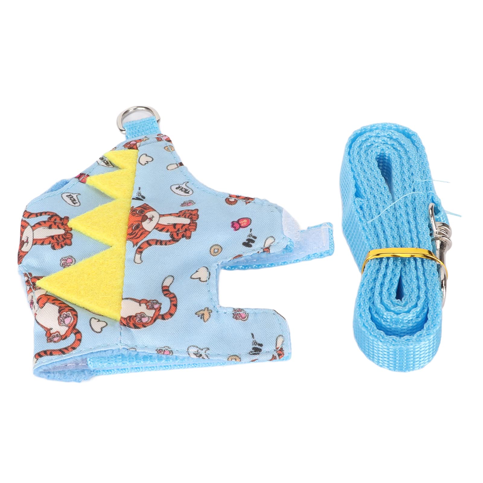 Arnés de Cobayas, Arnés de Conejito, Correa, Chaleco Bonito, Arnés de Conejito, Correa con Anillo en D para Conejo, Gatito, Gatos Pequeños, Ratas, Hámster (Pequeño tigre)